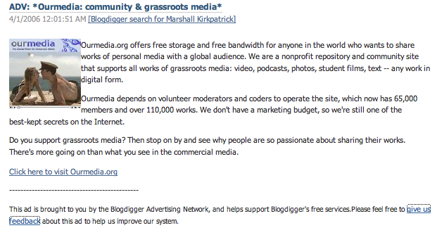 bloggdigger feed ad